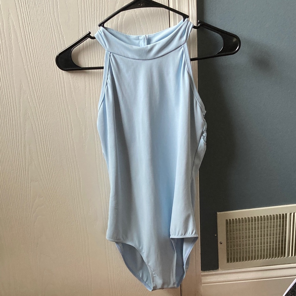 Light Blue Womens Dance Leotard